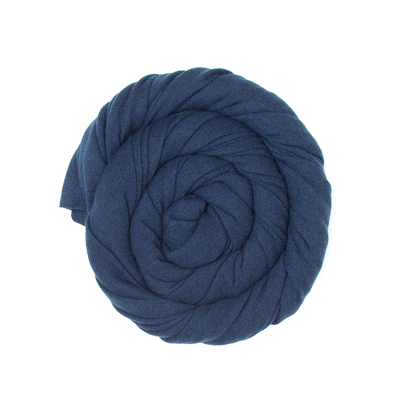Navy Pure Cashmere Scarf