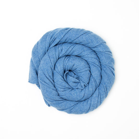 Periwinkle Pure Cashmere Scarf