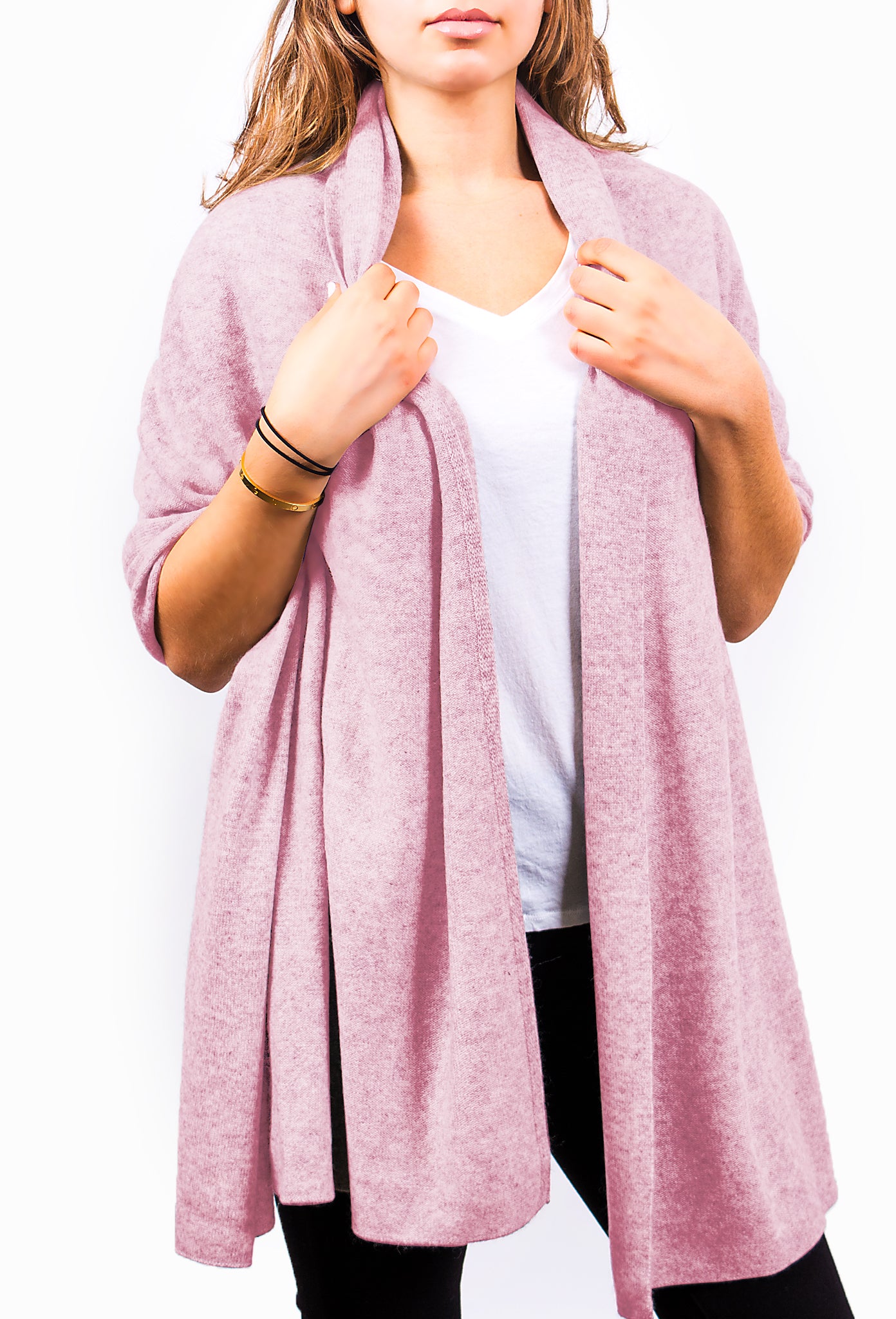 Simply Pink Pure Cashmere Scarf